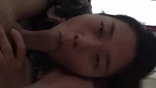 Asian wife needs some warm proteins form her husband