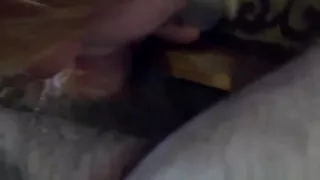 Close up of a slut swallowing the dick