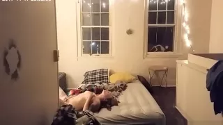 Before she is off to the club, she masturbates