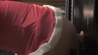 Placing a rubber dick on the wall and fucking it