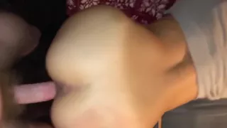 POV amateur girlfriend with a nice ass fucked from behind