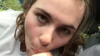 19 year old sucks my cock HARD