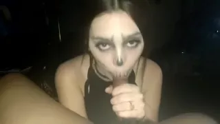 Halloween skull fuck
