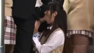 Japanese Girl School In Bus