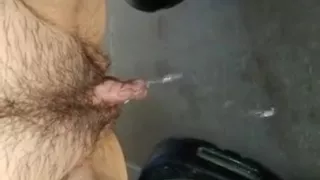 so much piss on the balcony