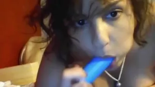 tacw0lf dildo play & bj tease recorded May 17 2014