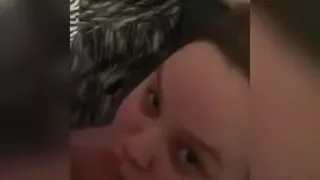 Rainbow Spirit Handcuffed and Throat fucked By Daddy