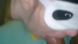 tied blowjob deepthroat