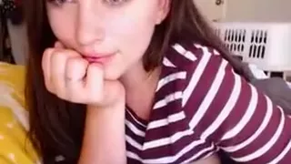 Brunette Babe Fingering And Toying Herself On Web Cam Part 01