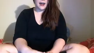 Babe In White Stocking Whit Big Boobs Loves To Masturbate Part 02