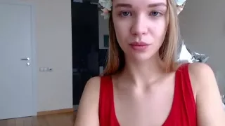 Cute Busty Blonde Teen Striptease Part 01