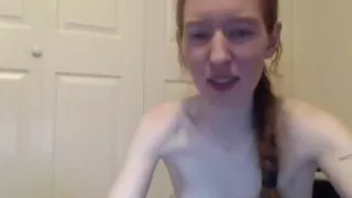 Redhead Small Tit Amateur Dripping Cum Part 03