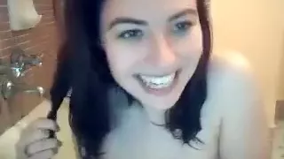 Boobs shower big dildo Part 03