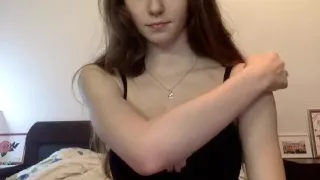 Lingerie Wearing Teen Beauty Fingers Her Pussy Solo Part 02