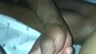 Tight pussy getting finger, plus vibrating clit play.