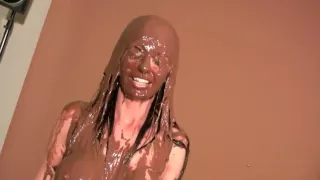 chocolate messy slime
