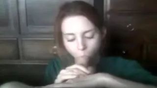 Sexy nurse takes care of a patient's big fat cock