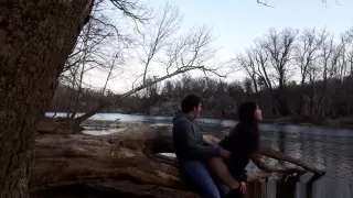 Enjoying the great outdoors with a fuck by the river