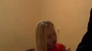 Monster cock for a lovey blonde's skillful pair of hands