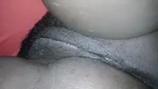 Taking a nice long look at this BBWs shaved pussy