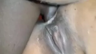 Black girl gets her tight asshole stuffed hard at home