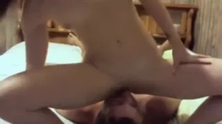 Super horny amateur babe swallows cum after a hot fuck