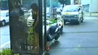 japanese girl stripping on the street