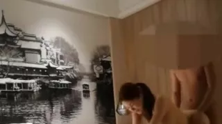 E cup without underwear is temperament white and beautiful, fucking waves