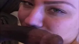 Blowjob from thick pawg