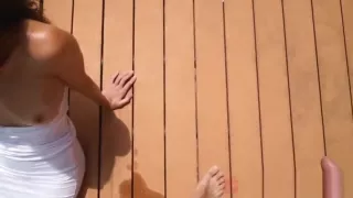 Rough Sex in our Parent's Backyard - Amateur MySweetApple