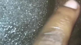 Super wet ebony pussy