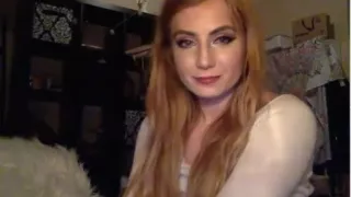 Sexy Redhead Solo Play with Anal