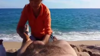 Nude guy getting a massage by two Asian milfs