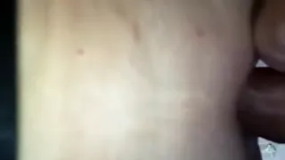 White MILF's shaved twat skillfully riding a lovely black boner