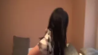 Very pretty brunette teen gets anally drilled and creampied