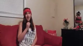 Teen anally masturbates hard at home out of sheer boredom