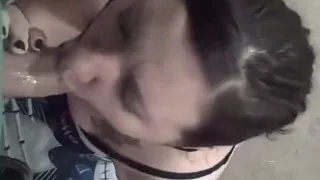 We had just met so she didn't want to show her stuff but she did suck my dick.