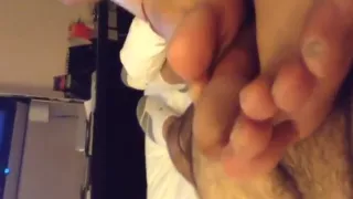 Chinese Hongkong footjob squeeze