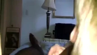 Neighbor's slutty wife blows my huge black boner