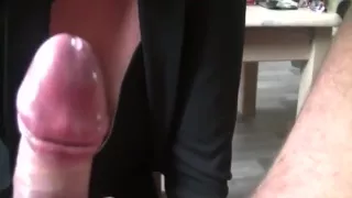 Granny licks and fingers her husband's tight asshole