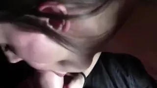 Punk girl gives good head to her boyfriend and gets banged