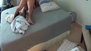 Latin lovers get horny and have nasty sex on camera