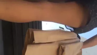 Nice upskirt shots on escalator