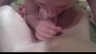 Girlfriend with freshly shaved pussy