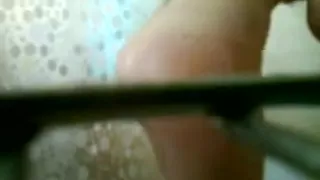 Hidden camera cauth on video a sexy brunette wife in the bathroom,enjoy