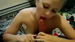 My roommate sucks my dick