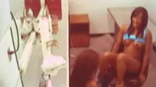 Incredible exclusive bedroom, lesbian, ebony american sex clip