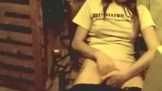 Fabulous private pussy eating, long hair, moan xxx movie