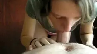 Crazy amateur balls licking, inked, tattoo adult clip