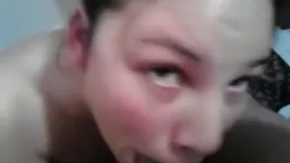 Crazy amateur swallow, cumshot, brunette xxx clip